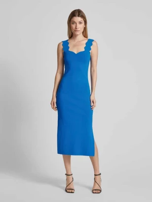 Sukienka o długości do kolan w jednolitym kolorze model ‘SHARMAY’ Ted Baker
