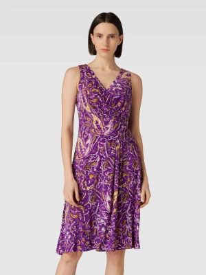 Sukienka o długości do kolan w kopertowym stylu model ‘AFARA’ Lauren Ralph Lauren