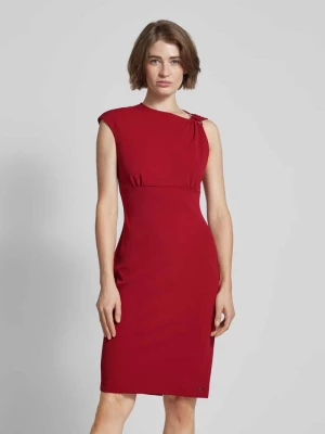 Sukienka o długości do kolan z aplikacją model ‘SCUBA’ Calvin Klein Womenswear
