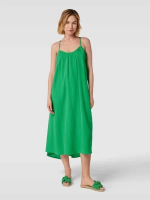 Sukienka o długości do kolan z cienkimi ramiączkami model 'NATALI' Vero Moda