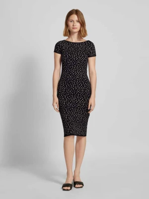 Sukienka o długości do kolan z dekoltem w łódkę model ‘OLIO’ Max Mara Studio