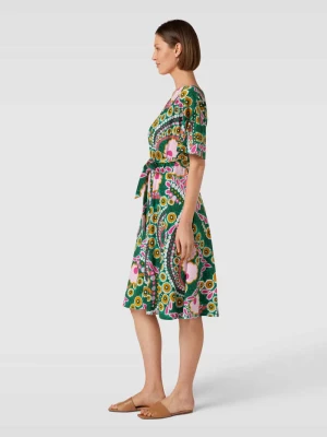 Sukienka o długości do kolan z dekoltem w serek model ‘DIZZY’ Weekend Max Mara
