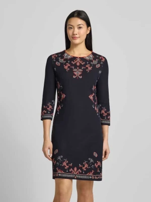 Sukienka o długości do kolan z dodatkiem wiskozy Marc Cain