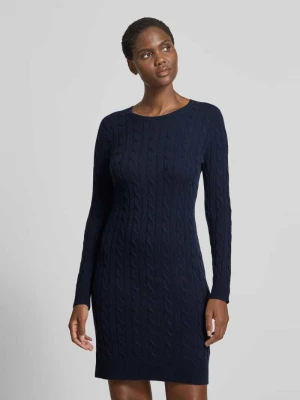 Sukienka o długości do kolan z dzianiny z mieszanki wełny jagnięcej i kaszmiru Lauren Ralph Lauren