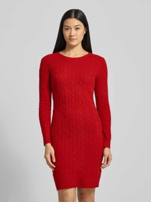 Sukienka z dzianiny do kolan z Mieszanka wełny jagnięcej i kaszmiru Lauren Ralph Lauren