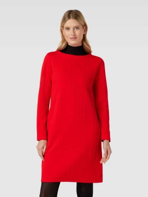 Sukienka o długości do kolan z fakturowanym wzorem s.Oliver RED LABEL