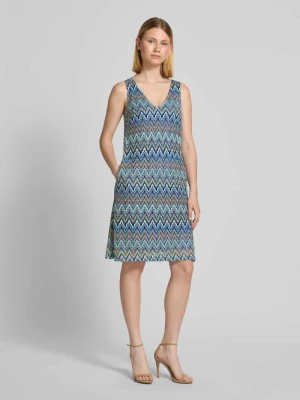 Sukienka o długości do kolan z głębokim dekoltem w serek ROBE LÉGÈRE