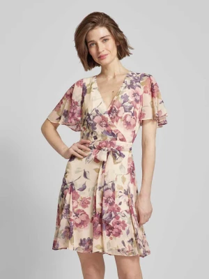 Sukienka o długości do kolan z kwiatowym nadrukiem model ‘WANDELLA’ Lauren Ralph Lauren