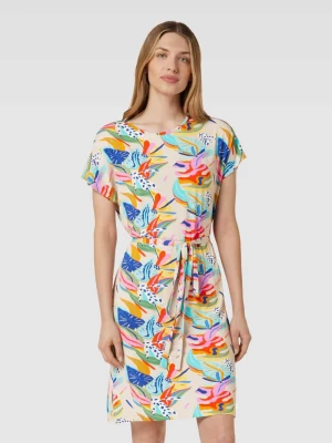 Sukienka o długości do kolan z kwiatowym wzorem Christian Berg Woman