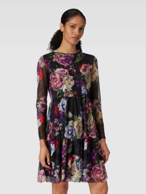 Sukienka o długości do kolan z kwiatowym wzorem Christian Berg Woman
