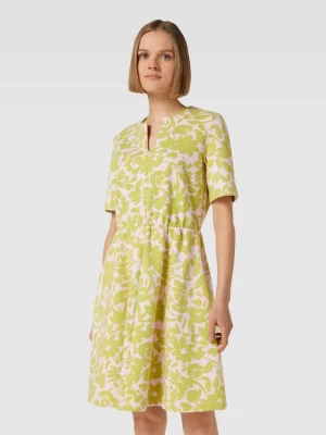 Sukienka o długości do kolan z kwiatowym wzorem Christian Berg Woman Selection