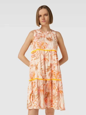 Sukienka o długości do kolan z kwiatowym wzorem Emily Van den Bergh