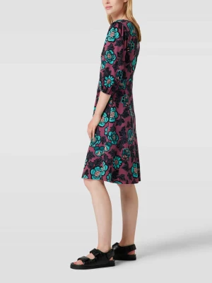 Sukienka o długości do kolan z kwiatowym wzorem model ‘CAMPALE’ Weekend Max Mara