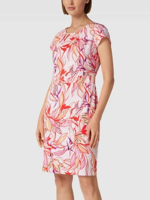 Sukienka o długości do kolan z kwiatowym wzorem na całej powierzchni Gerry Weber