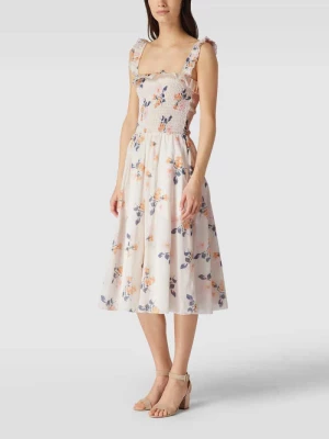 Sukienka o długości do kolan z kwiatowym wzorem na całej powierzchni Polo Ralph Lauren