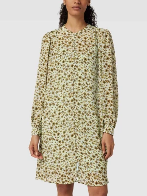 Sukienka o długości do kolan z listwą guzikową model ‘Adalia’ MSCH Copenhagen