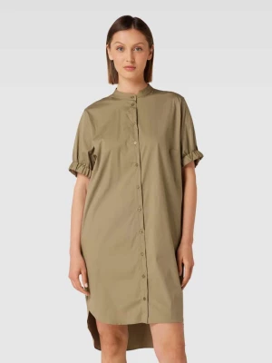 Sukienka o długości do kolan z listwą guzikową model ‘ARLETH’ MOS MOSH
