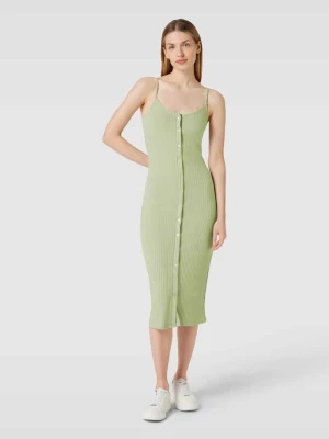 Sukienka o długości do kolan z listwą guzikową model ‘MADDYBABA’ Vero Moda