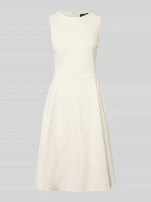 Sukienka o długości do kolan z mieszanki wiskozy model ‘CHARLEY’ Lauren Ralph Lauren