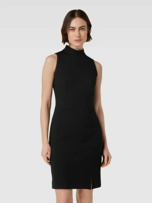 Sukienka o długości do kolan z mieszanki wiskozy model ‘Kaferide’ HUGO