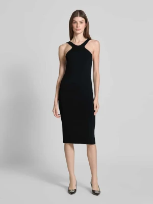 Sukienka o długości do kolan z mieszanki wiskozy model ‘PAITMAN’ Lauren Ralph Lauren