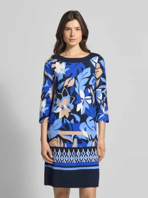 Sukienka o długości do kolan z mieszanki wiskozy ze wzorem na całej powierzchni Betty Barclay