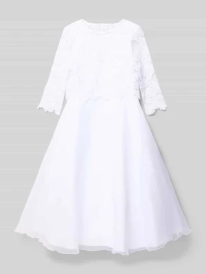 Sukienka o długości do kolan z okrągłym dekoltem DANAMADE