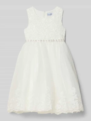 Sukienka do kolan z okrągłym dekoltem Happy Girls