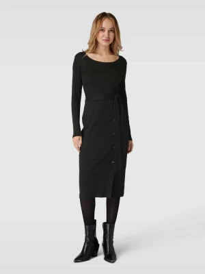 Sukienka o długości do kolan z okrągłym dekoltem model ‘PARISSA’ Lauren Ralph Lauren