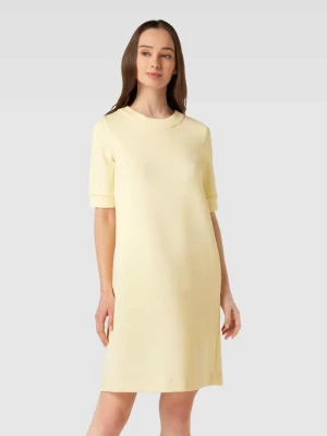 Sukienka o długości do kolan z okrągłym dekoltem model ‘VICENZA’ MaxMara Leisure