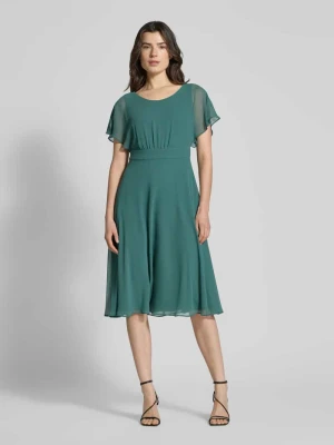 Sukienka o długości do kolan z okrągłym dekoltem Vera Mont