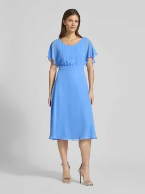 Sukienka o długości do kolan z okrągłym dekoltem Vera Mont