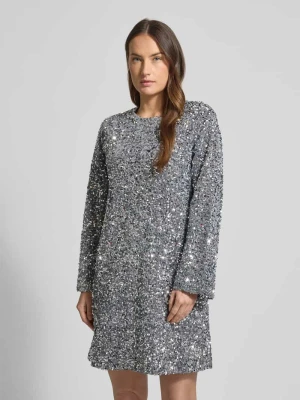 Sukienka o długości do kolan z okrągłym dekoltem VILLA SOPHIE