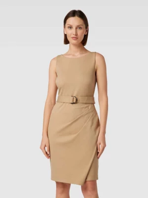 Sukienka o długości do kolan z paskiem w talii model ‘FAYDEEN’ Lauren Ralph Lauren