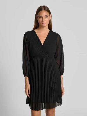 Sukienka o długości do kolan z plisami model ‘Im44sa’ ZABAIONE