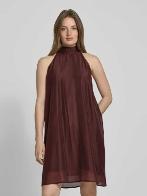 Sukienka o długości do kolan z wiązaniem na szyi model ‘Alithea Faustina’ MSCH Copenhagen