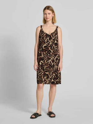 Sukienka o długości do kolan z wiskozy z dekoltem w serek Soyaconcept