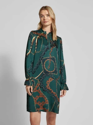 Sukienka o długości do kolan z wycięciem w kształcie łezki Marc Cain