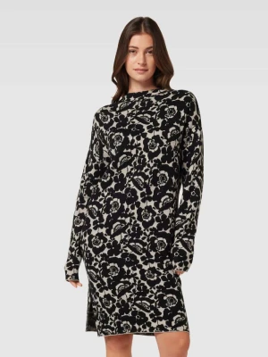 Sukienka o długości do kolan ze wzorem na całej powierzchni Christian Berg Woman