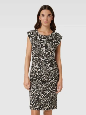 Sukienka o długości do kolan ze wzorem na całej powierzchni model ‘Mian’ Kaffe