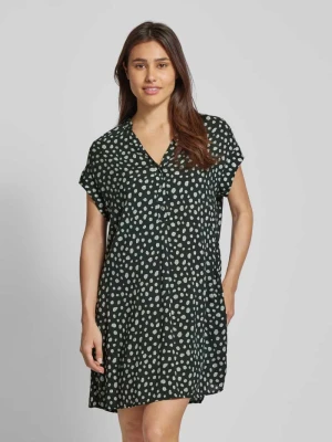 Sukienka o długości do kolan ze wzorem na całej powierzchni model ‘Wularo dot’ Opus