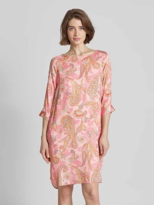 Sukienka o długości do kolan ze wzorem paisley milano italy