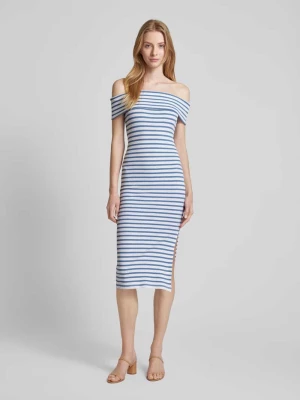 Sukienka o długości do kolan ze wzorem w paski model ‘HIPASHIA’ Lauren Ralph Lauren
