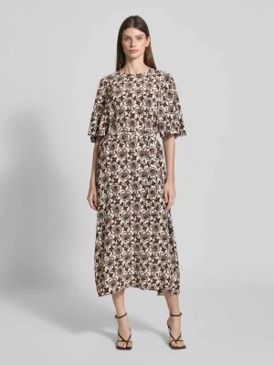 Sukienka o dopasowanym kroju z jedwabiu model ‘VARESE’ Weekend Max Mara
