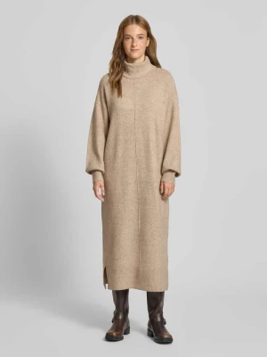 Sukienka o kroju oversized z dzianiny z dodatkiem wełny model ‘MALOU’ Pieces