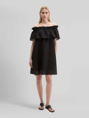 Sukienka o kroju podkreślającym figurę z dekoltem carmen Marc O'Polo