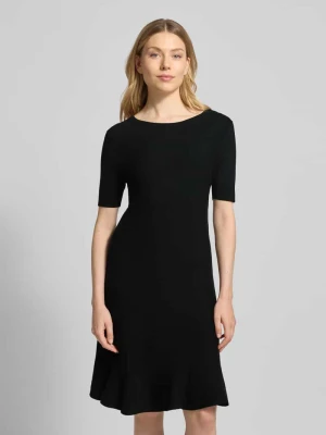 Sukienka o kroju regular fit z imitacji dzianiny z mieszanki wiskozy ROBE LÉGÈRE