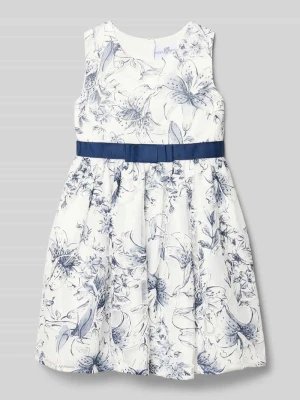 sukienka z kwiatowym nadrukiem na całej powierzchni Happy Girls