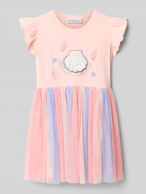 sukienka o kroju regular fit z nadrukiem z napisem DANAMADE