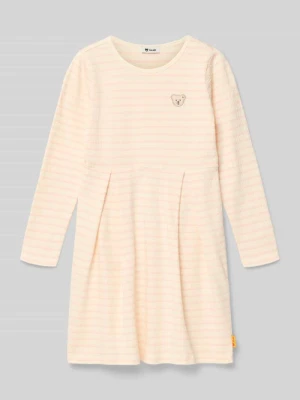 sukienka o kroju regular fit z wyhaftowanym logo Steiff
